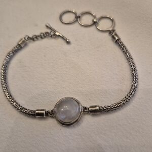 925 silver moonstone bracelet